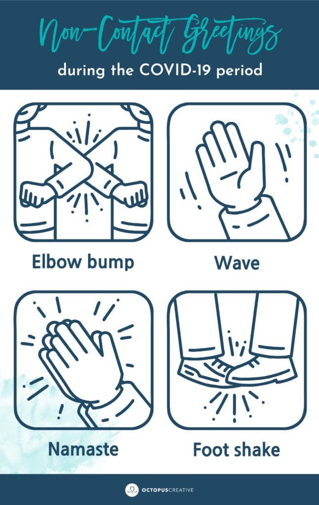 hand shake alternatives