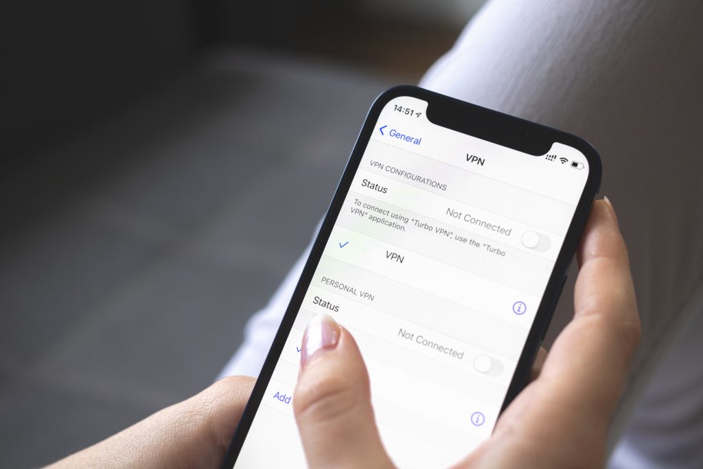 Added security when you’re out in public - Connect to a VPN